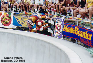 Duane Peters, Backside Air Boulder Colorado 1979